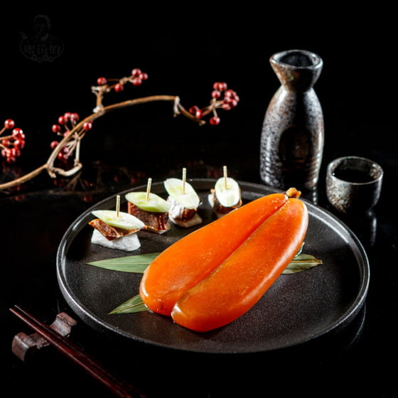 真正台灣野生烏魚子,紮實、透亮、氣味濃郁